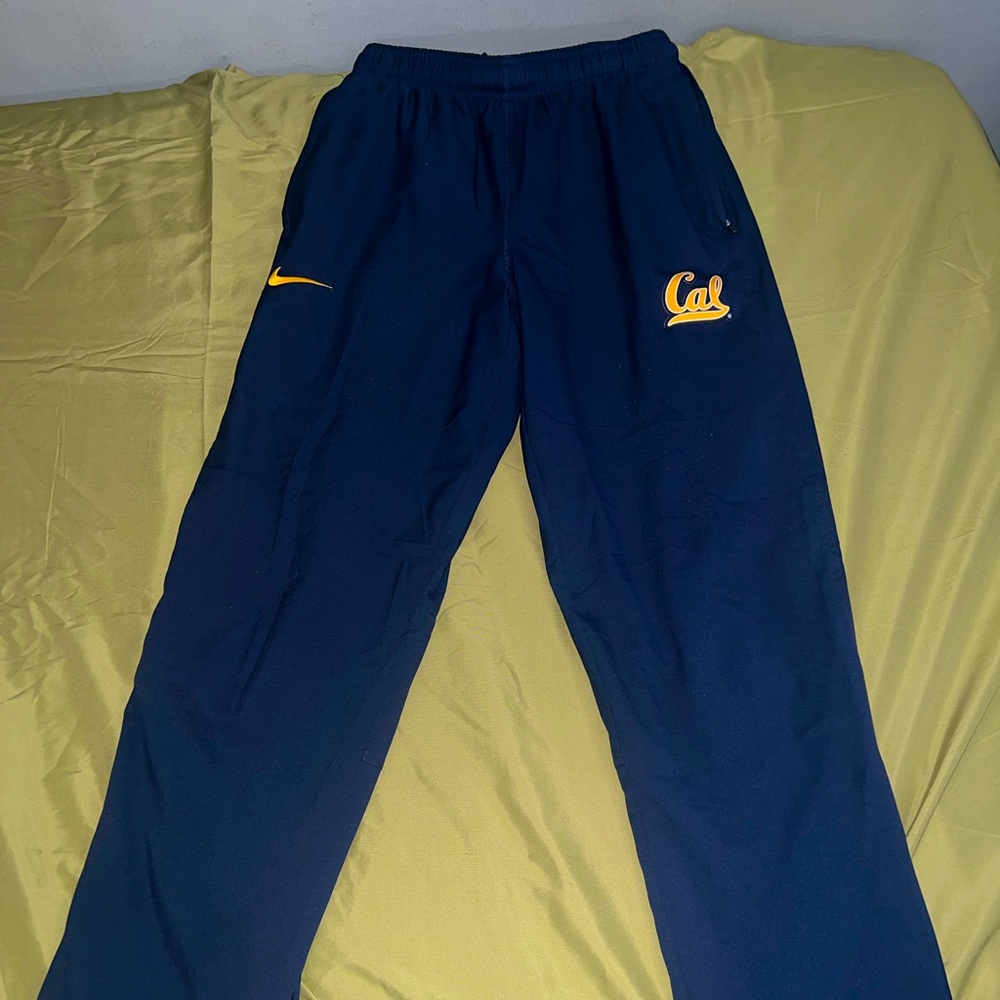 UC Berkeley Nike Track Pants Navy Blue and Yellow